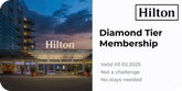 Hilton Honors 2 years Diamond Membership — to 03.2027
